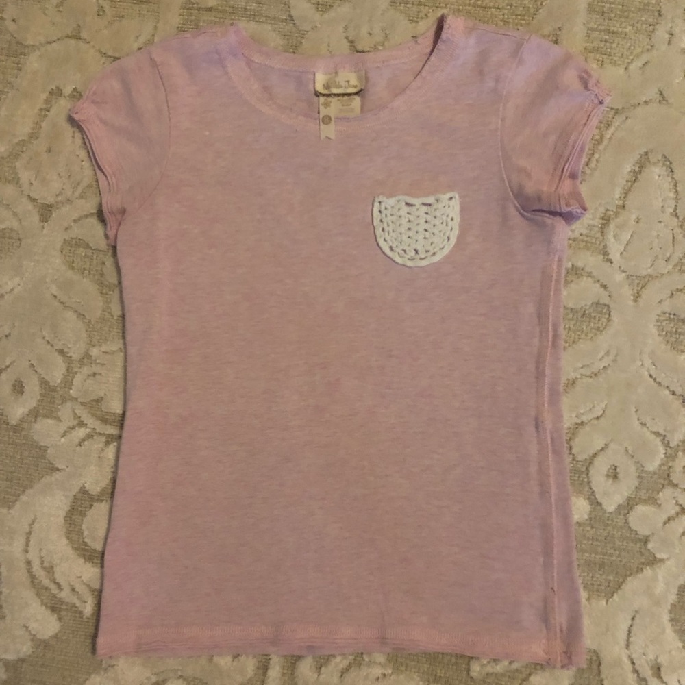 Size 8 girls Matilda Jane light pink top.